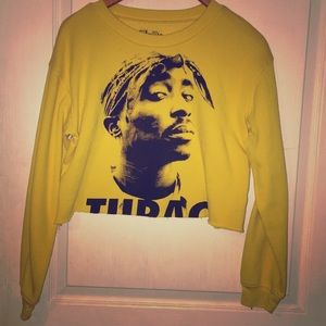 Tupac crop long sleeve